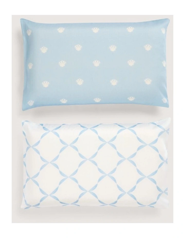 Travel Pillowcase Pair 2 Pack in Poolside image 1