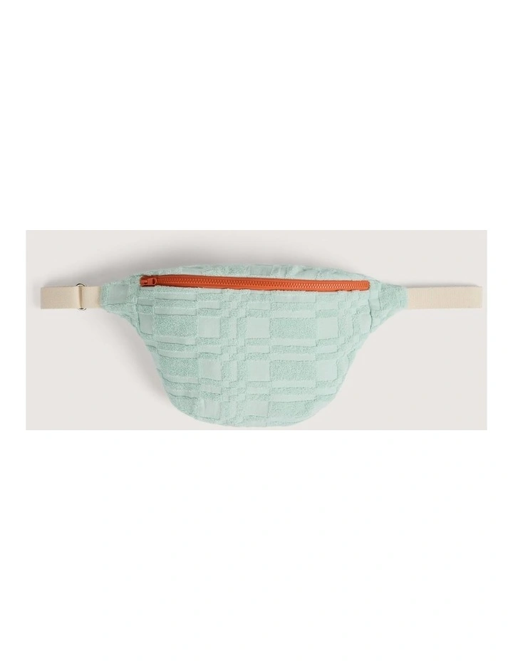 Checker Crossbody Bag in Polar Blue image 1