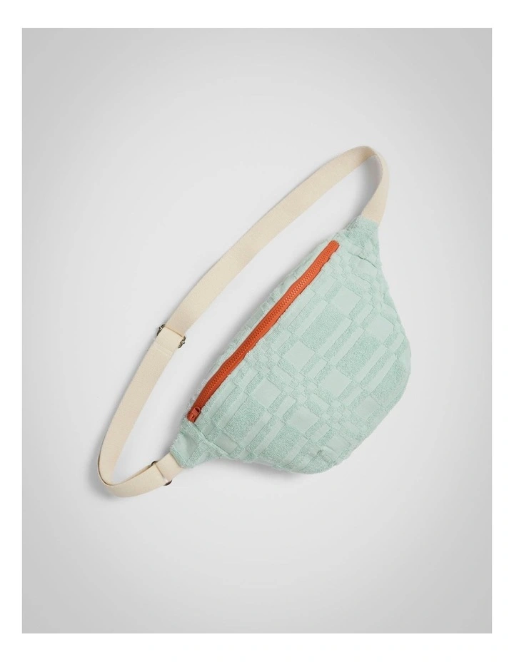 Checker Crossbody Bag in Polar Blue image 2