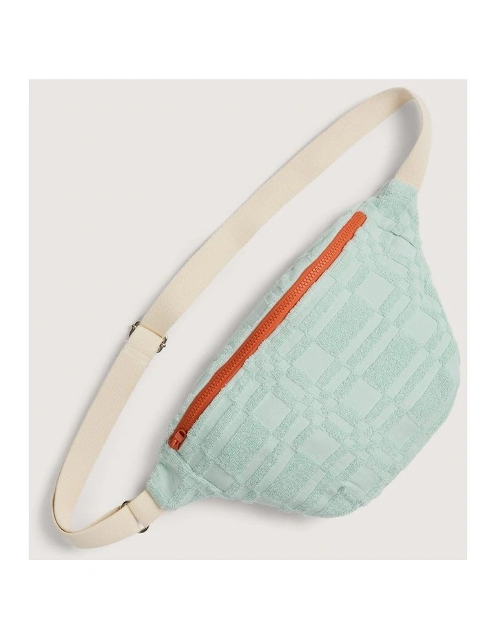 Checker Crossbody Bag in Polar Blue image 2