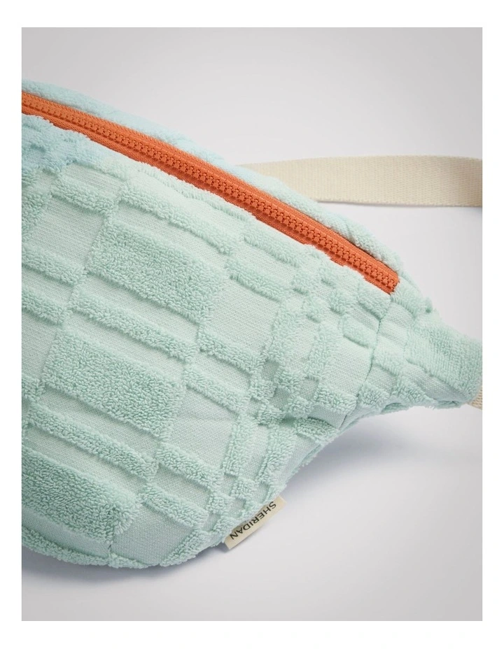 Checker Crossbody Bag in Polar Blue image 3