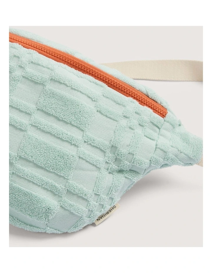 Checker Crossbody Bag in Polar Blue image 3