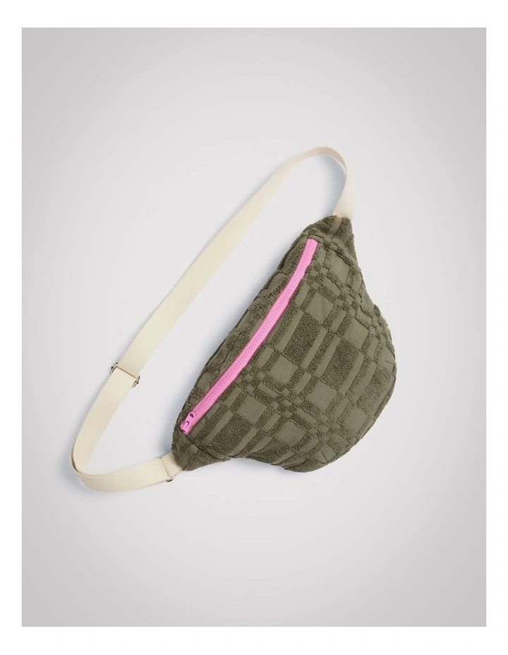 Checker Crossbody Bag in Thyme image 2