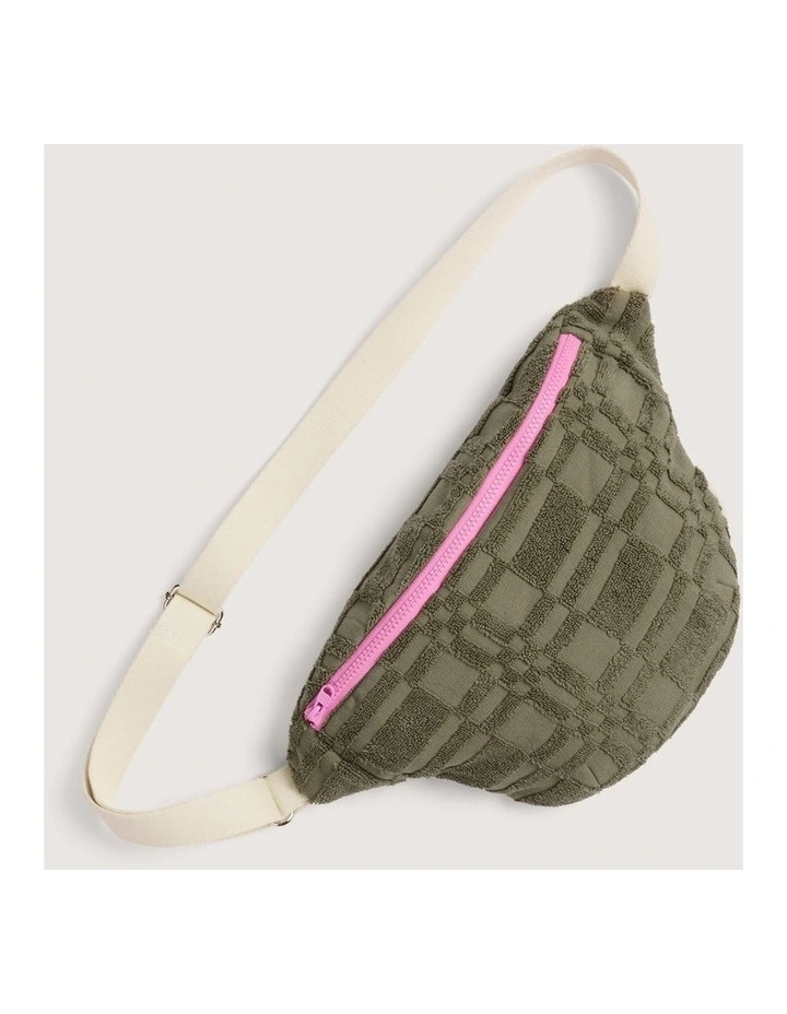 Checker Crossbody Bag in Thyme image 2