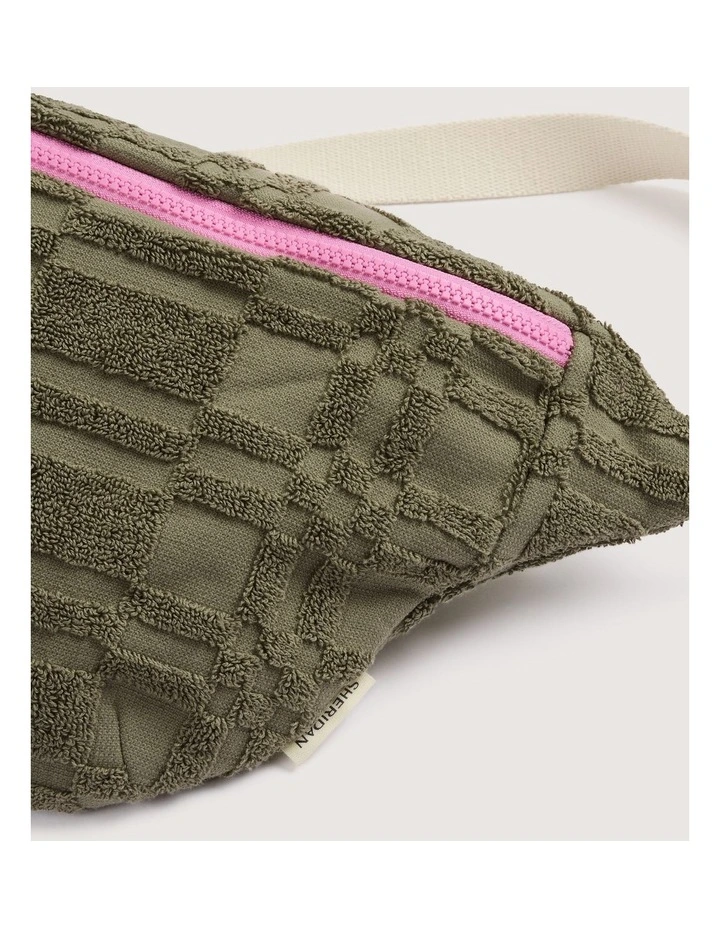 Checker Crossbody Bag in Thyme image 3
