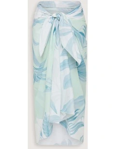 Feya Sarong in Polar Blue