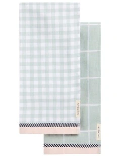 Frama Tea Towel Set 2 Pack in Cool Mint