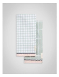 Frama Tea Towel Set 2 Pack in Cool Mint
