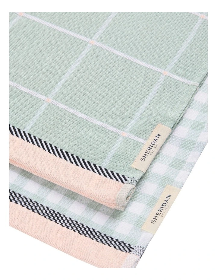 Frama Tea Towel Set 2 Pack in Cool Mint image 2