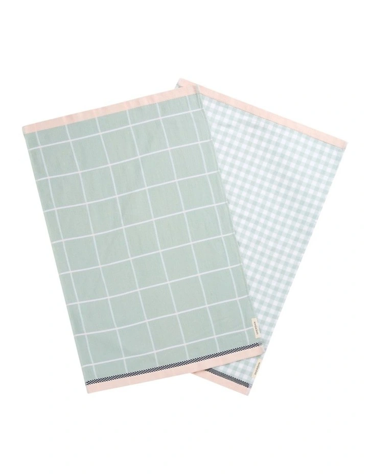 Frama Tea Towel Set 2 Pack in Cool Mint image 3