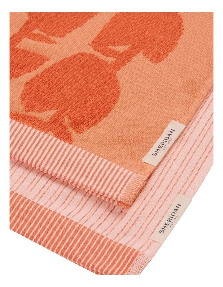 Maye Tea Towel Set Two Pack in Nectar image 2