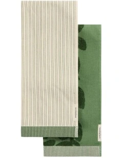 Maye Tea Towel Set Two Pack in Vine