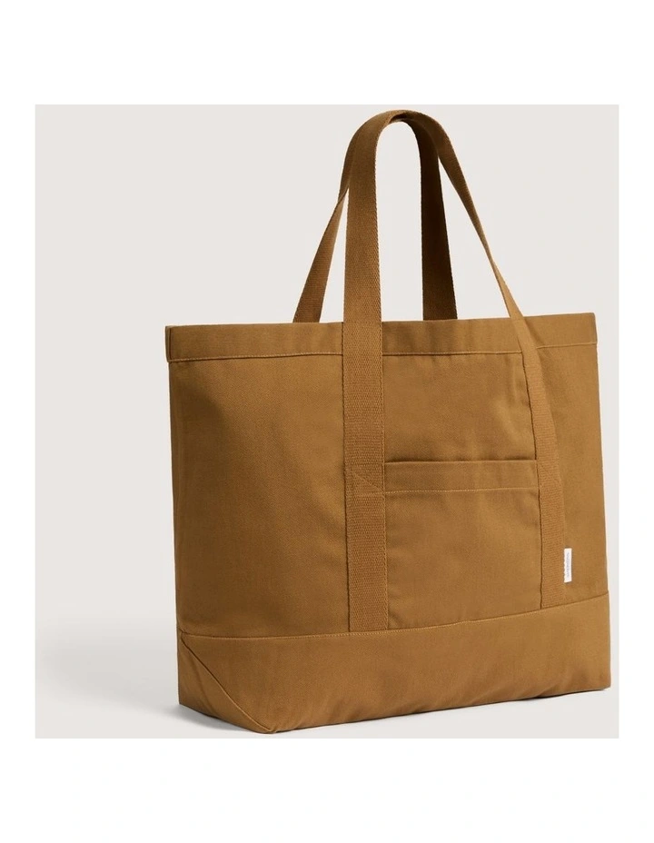 Palmes Tote Bag in Tabac image 2