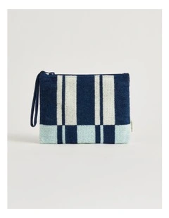 Solaya Beach Pouch in Polar Blue