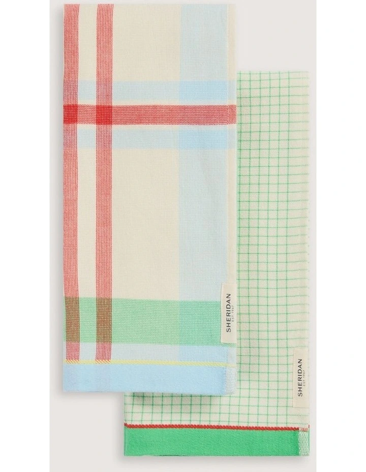 Tilsea Tea Towel Set in Multi image 1
