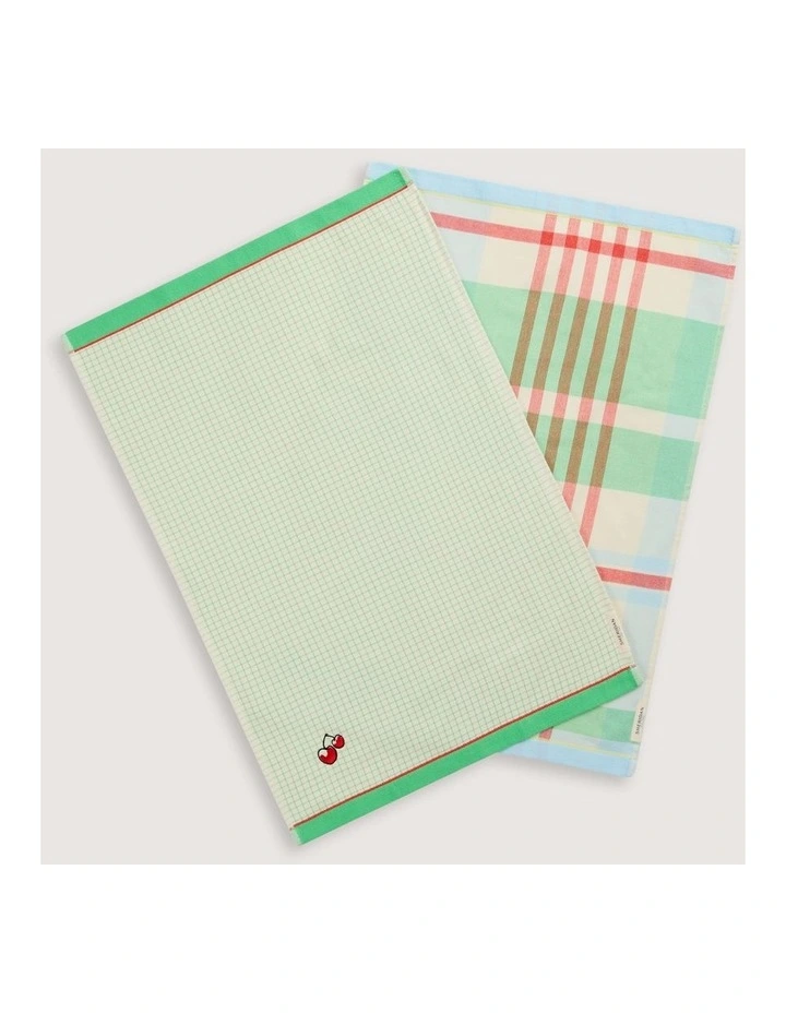 Tilsea Tea Towel Set in Multi image 3