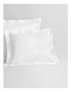 1200TC Palais European Pillowcase in Snow