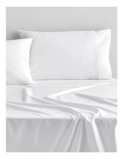 1200TC Palais Flat Sheet in Snow