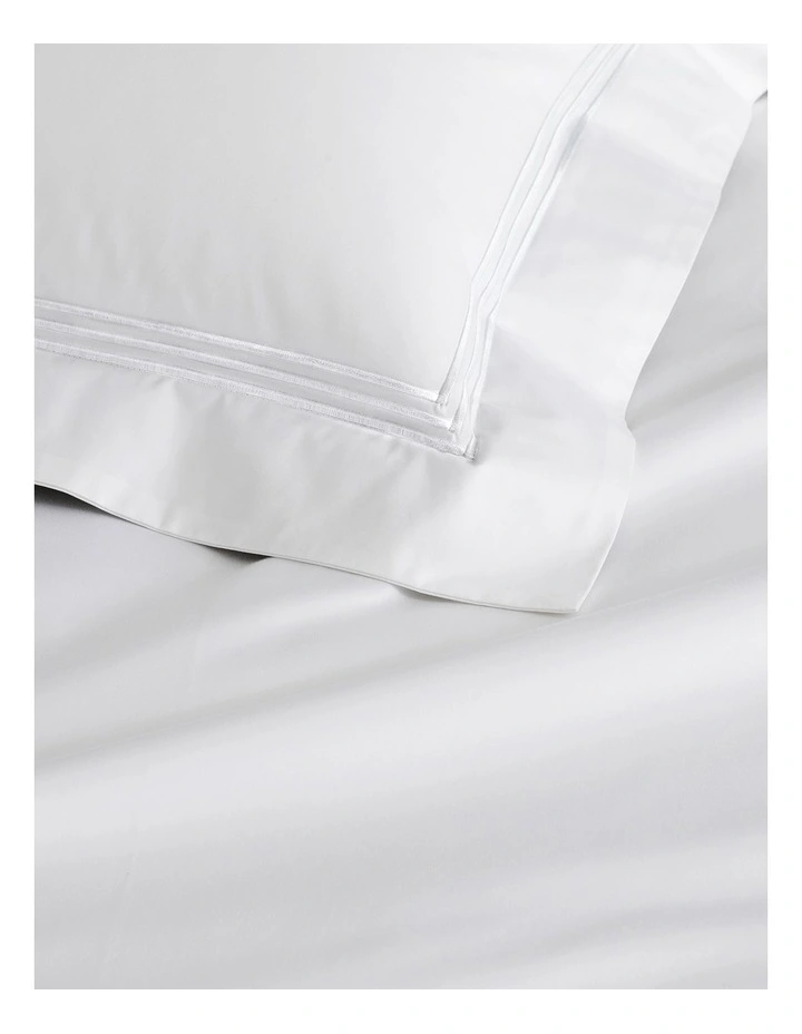 1200TC Palais Tailored Pillowcase in Snow image 2