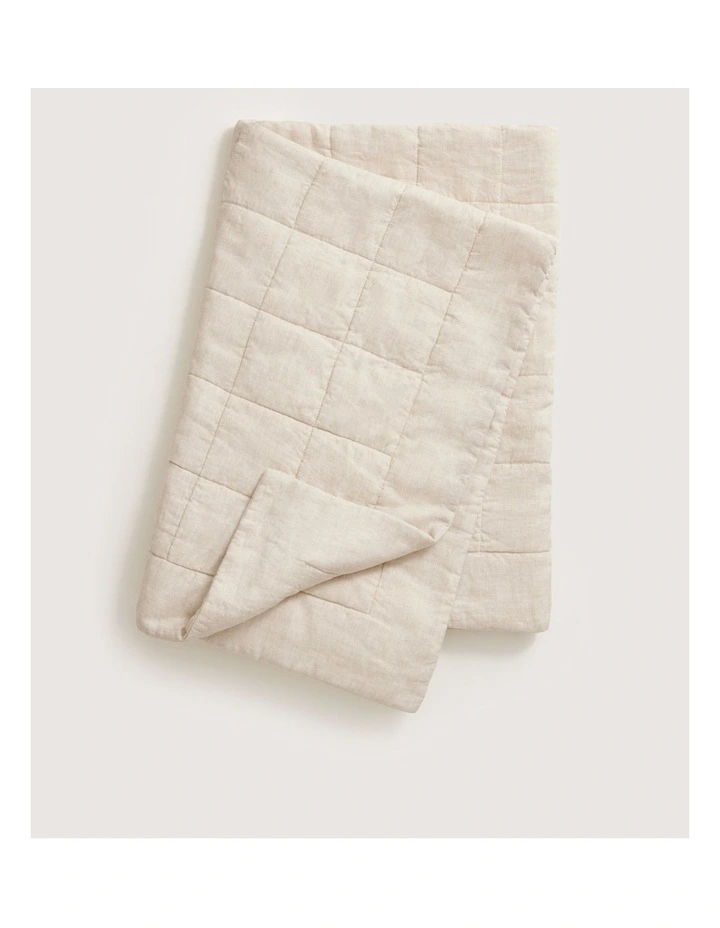 Abbotson Linen Pet Blanket in Flax image 2
