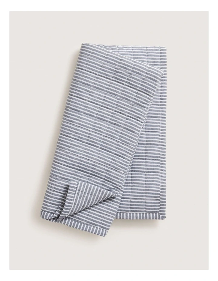 Reilly Stripe Pet Blanket in Atlantic image 2