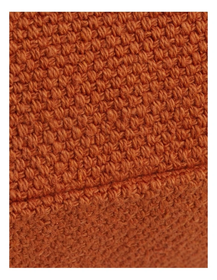 Adman Breakfast Cushion in Burnt Orange image 2