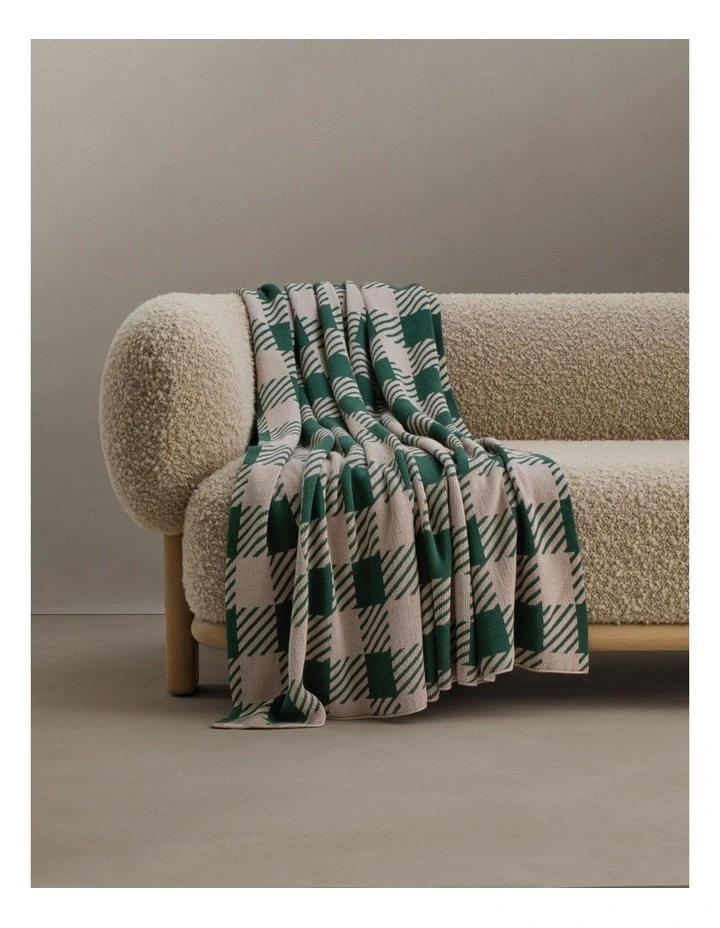 Anson Throw in Bottle Green image 3