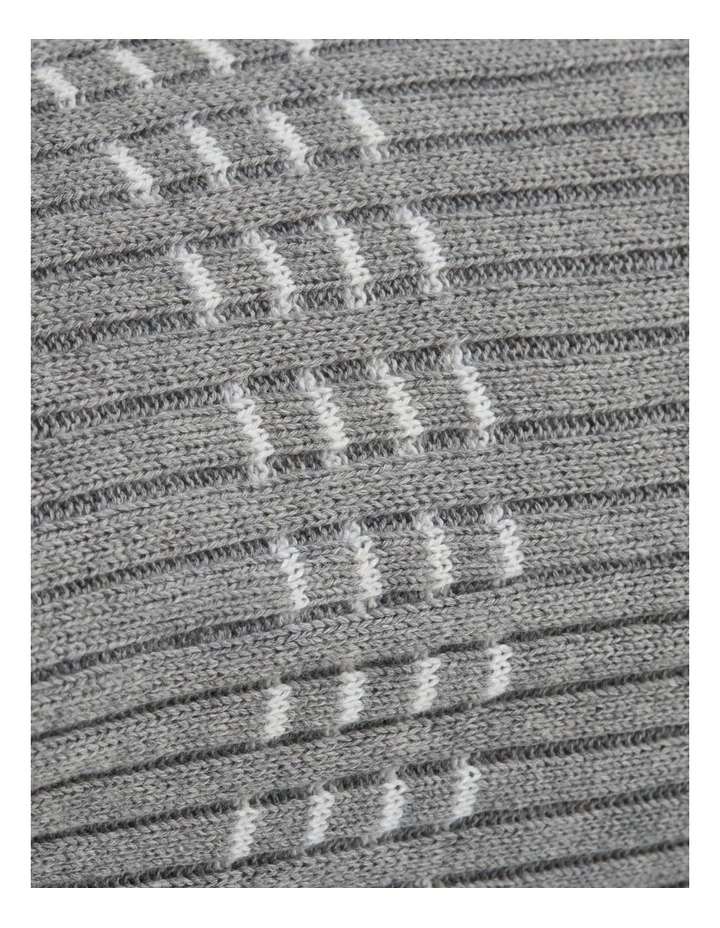 Ayo Square Cushion in Grey Marl image 2