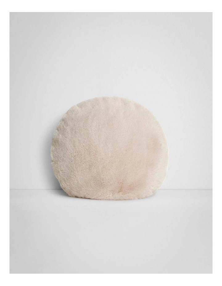 Carlson Round Cushion in Bone image 1