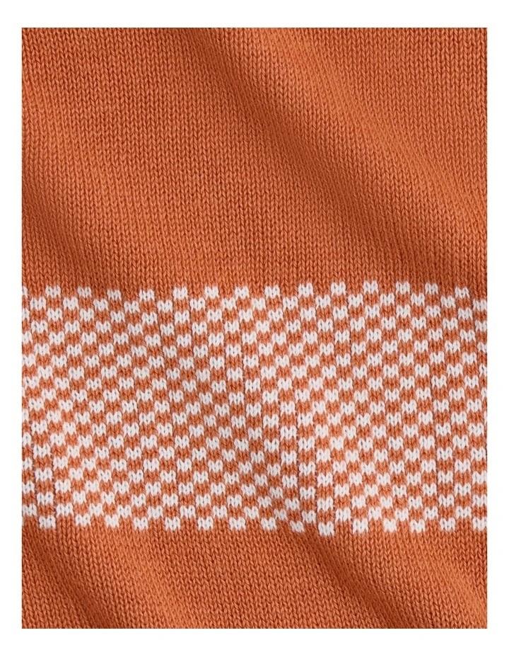 Hamill Throw in Burnt Orange image 2