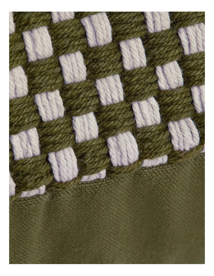 Kitt Square Cushion in Jungle image 2