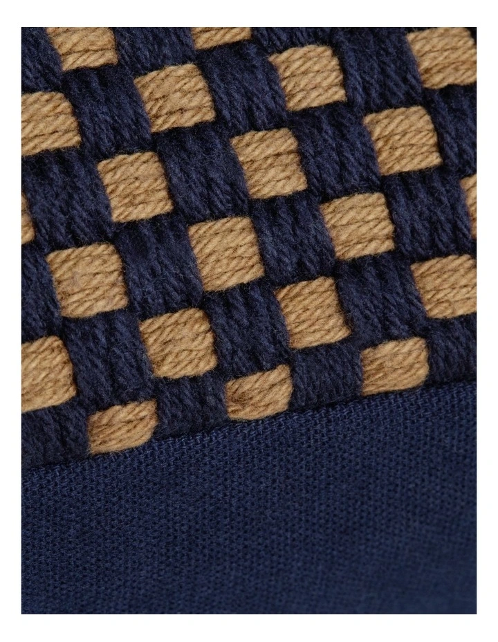 Kitt Square Cushion in Midnight image 2