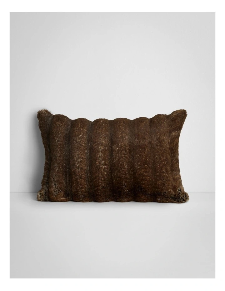 Leider Breakfast Cushion in Chocolate image 1