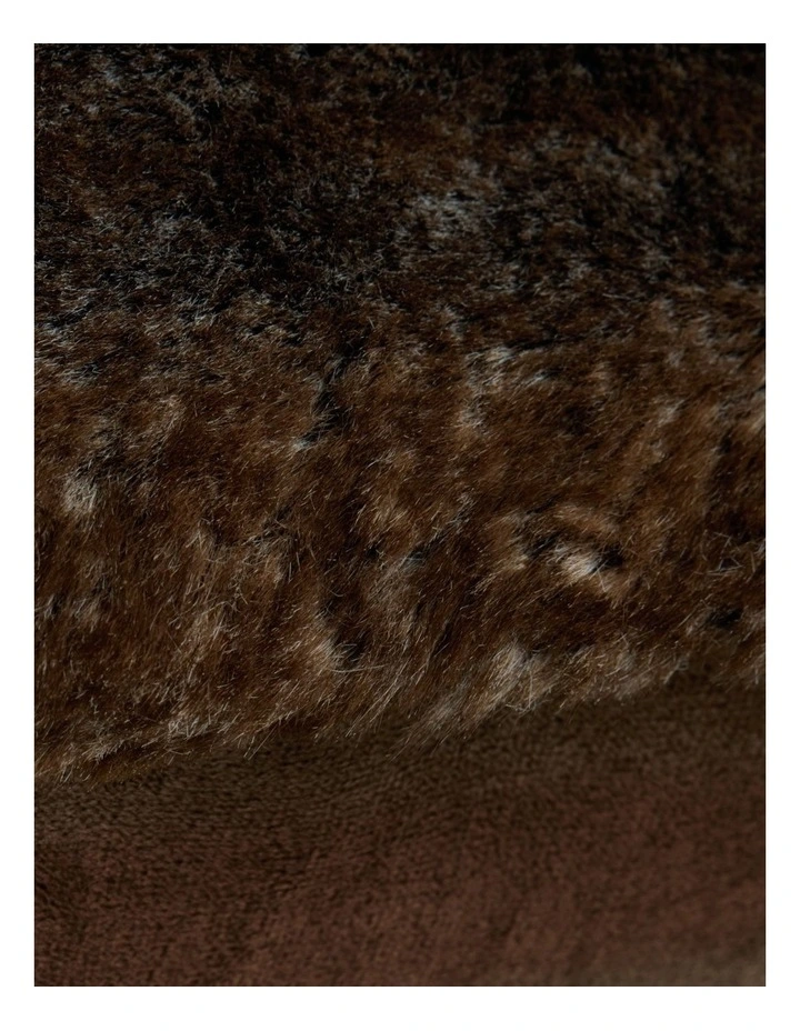 Leider Breakfast Cushion in Chocolate image 2