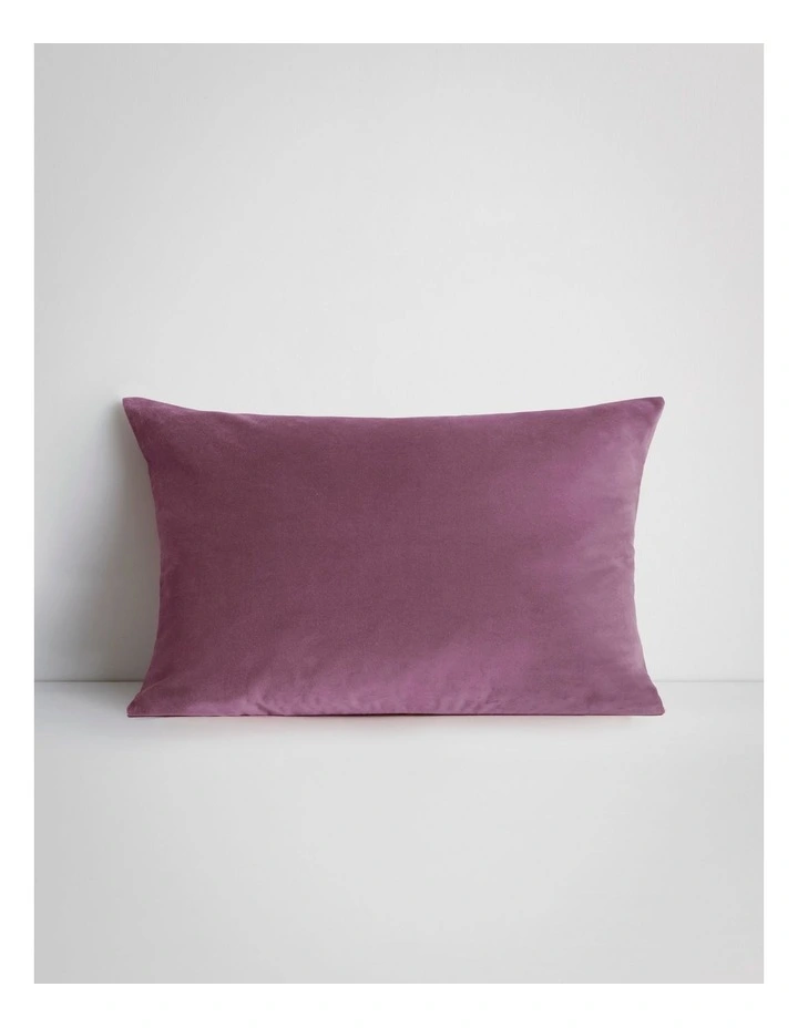 Tessino Linen Breakfast Cushion in Dark Cherry image 2