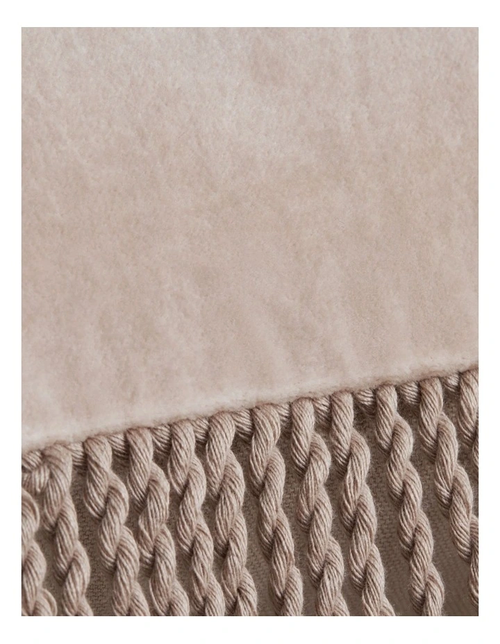 Toft Square Cushion in Mink image 2