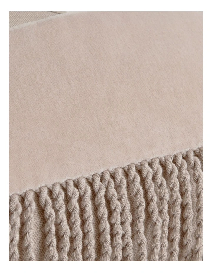 Toft Square Cushion in Mink image 2