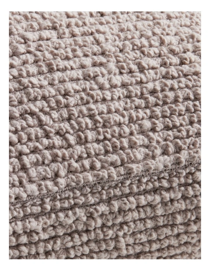 Tomek Square Cushion in Milk Tea image 2