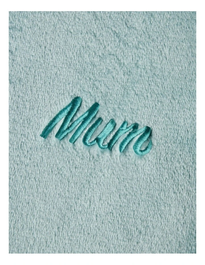 Elemental Hooded Plush Mum Robe in Rain image 2