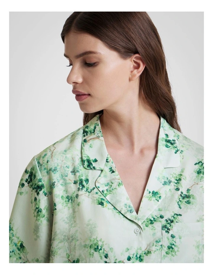 La Soie Shirt in Whisper Green image 3