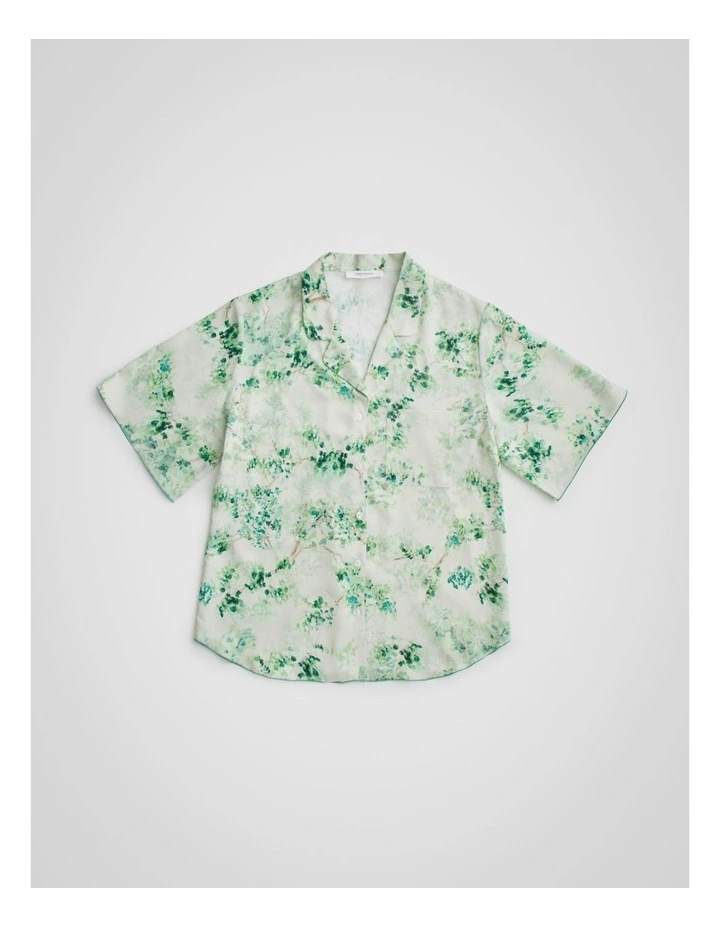 La Soie Shirt in Whisper Green image 4