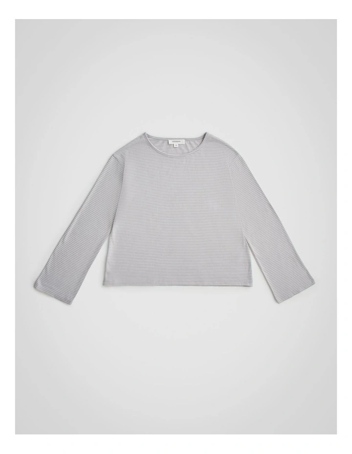 Realm Long Sleeve T-Shirt in Grey image 4