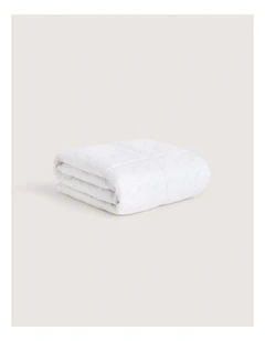 Deluxe Kids Cotton Washable Quilt in Pure White