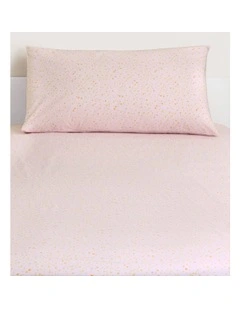 Shimmer Kids Fitted Sheet in Lilac Quartz