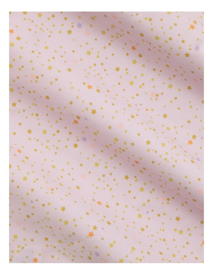 Shimmer Kids Fitted Sheet in Lilac Quartz image 2