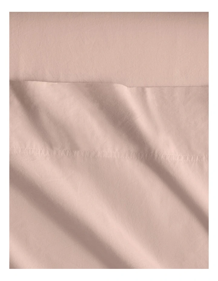 Bayley Washed Percale Sheet Set in Clay image 2
