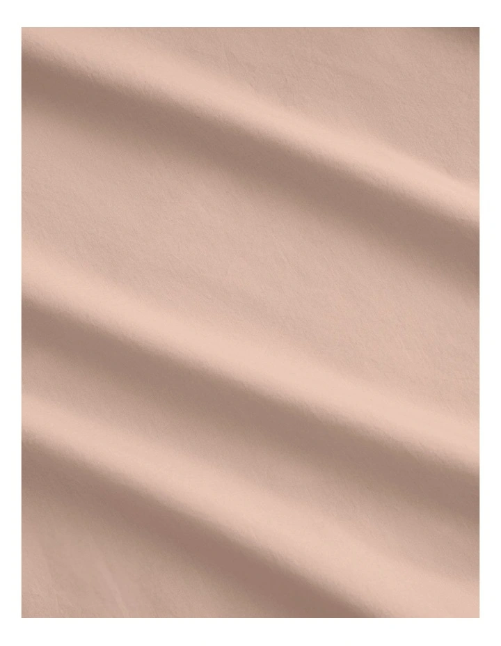 Bayley Washed Percale Sheet Set in Clay image 3