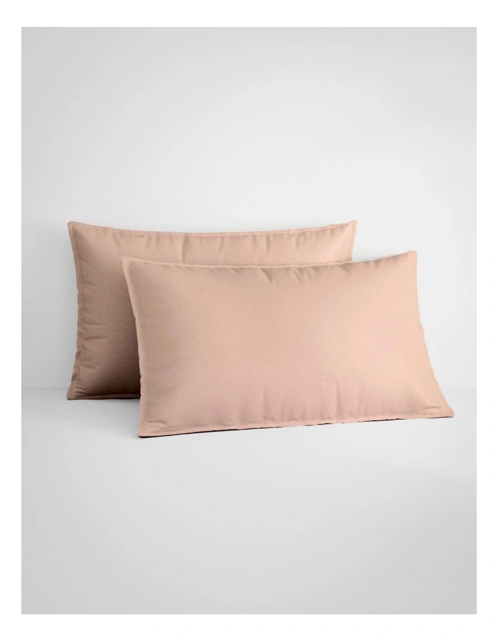 Bayley Washed Percale Sheet Set in Clay image 4