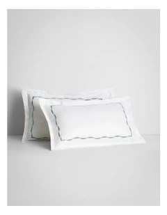 Belgrave Tailored Pillowcase Pair in Rain