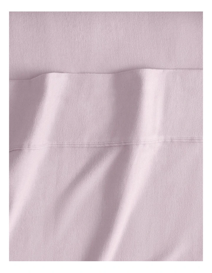Flannelette Sheet Set in Lilac Mist image 2